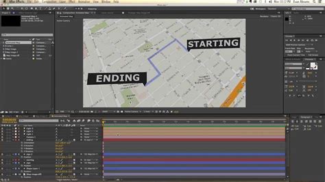 After Effects Map Template